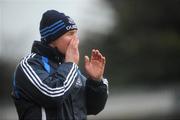 11 January 2009; Dublin manager Jim Gavin shouts instructions to the players. O'Byrne Cup Quarter-Final, Dublin v Wicklow, Parnell Park, Dublin. Picture credit: Daire Brennan / SPORTSFILE