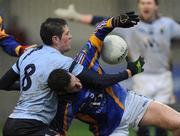 11 January 2009; Patrick Brophy, Wicklow, in action against Declan O'Mahoney, Dublin. O'Byrne Cup Quarter-Final, Dublin v Wicklow, Parnell Park, Dublin. Picture credit: Ray McManus / SPORTSFILE