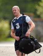 13 August 2015; Ireland's Paul O'Connell arrives for squad training. Ireland Rugby Squad Training, Carton House, Maynooth, Co. Kildare. Picture credit: Stephen McCarthy / SPORTSFILE