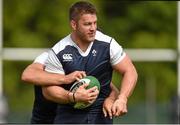 13 August 2015; Ireland's Sean O'Brien is tackled by Conor Murray during squad training. Ireland Rugby Squad Training, Carton House, Maynooth, Co. Kildare. Picture credit: Stephen McCarthy / SPORTSFILE