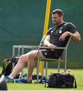 13 August 2015; Ireland's Fergus McFadden watches on during squad training. Ireland Rugby Squad Training, Carton House, Maynooth, Co. Kildare. Picture credit: Stephen McCarthy / SPORTSFILE
