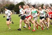 17 January 2009; The start of the Mens race with eventual winner, Feidhlim Kelly, no. 473, at the front of the field. BHAA Eircom Cross Country Race, Cherryfield Park, Templeogue, Dublin. Picture credit: Tomas Greally / SPORTSFILE