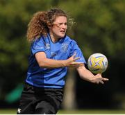 13 August 2015; Leinster women Sophie Spence, Fiona Coghlan, Nora Stapleton, Sharon Lynch, Elise O'Byrne Whyte and Elsa Hughes visited the girls camp at the Bank of Ireland School of Excellence in the King's Hospital, Palmerstown, Dublin. Picture credit: Seb Daly / SPORTSFILE