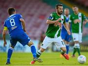 14 August 2015; Liam Miller, Cork City, in action against Shane Duggan, Limerick FC. SSE Airtricity League Premier Division, Cork City v Limerick FC. Turners Cross, Cork. Picture credit: Piaras Ó Mídheach / SPORTSFILE