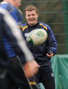 20 January 2009; Leinster's Brian O'Driscoll in action during rugby squad training. UCD, Dublin. Photo by Sportsfile