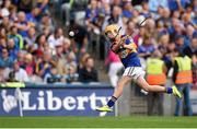 16 August 2015; Dara McGonigle, St. Canice’s PS, Dungiven, Derry, representing Tipperary, during the Cumann na mBunscol INTO Respect Exhibition Go Games 2015 at Tipperary v Galway - GAA Hurling All-Ireland Senior Championship Semi-Final. Croke Park, Dublin. Picture credit: Stephen McCarthy / SPORTSFILE