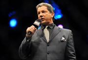 17 January 2009; UFC master of ceremonies Bruce Buffer. UFC 93, Ultimate Fighting Championship, The O2, Dublin. Picture credit: Diarmuid Greene / SPORTSFILE