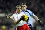 31 January 2009; Stephen O'Neill, Tyrone, in action against Paddy Andrews, Dublin . Allianz National Football League, Division 1, Round 1, Dublin v Tyrone, Croke Park, Dublin. Picture credit: Oliver McVeigh / SPORTSFILE