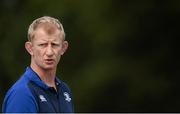 19 August 2015; Leinster Rugby have this morning confirmed that Leo Cullen has been appointed as Head Coach on a two year deal. The former Leinster player who won 221 caps and captained Leinster to three Heineken Cup titles takes charge of Leinster for the first time against Ulster away on Friday evening and at home against Moseley RFC in Donnybrook on the 28th August in the Bank of Ireland pre-season friendly. His coaching team was also announced with Girvan Dempsey, Richie Murphy, John Fogarty and Kurt McQuilkin all confirmed.Pictured is Leo Cullen during squad training. Picture credit: Dáire Brennan / SPORTSFILE