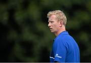 19 August 2015; Leinster Rugby have this morning confirmed that Leo Cullen has been appointed as Head Coach on a two year deal. The former Leinster player who won 221 caps and captained Leinster to three Heineken Cup titles takes charge of Leinster for the first time against Ulster away on Friday evening and at home against Moseley RFC in Donnybrook on the 28th August in the Bank of Ireland pre-season friendly. His coaching team was also announced with Girvan Dempsey, Richie Murphy, John Fogarty and Kurt McQuilkin all confirmed. Pictured is Leo Cullen during squad training. Picture credit: Dáire Brennan / SPORTSFILE