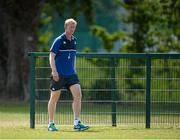 19 August 2015; Leinster Rugby have this morning confirmed that Leo Cullen has been appointed as Head Coach on a two year deal. The former Leinster player who won 221 caps and captained Leinster to three Heineken Cup titles takes charge of Leinster for the first time against Ulster away on Friday evening and at home against Moseley RFC in Donnybrook on the 28th August in the Bank of Ireland pre-season friendly. His coaching team was also announced with Girvan Dempsey, Richie Murphy, John Fogarty and Kurt McQuilkin all confirmed. Pictured is Leo Cullen during squad training. Picture credit: Dáire Brennan / SPORTSFILE