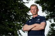 19 August 2015; New Leinster head coach Leo Cullen after being announced as Head Coach on a two year deal. The former Leinster player who won 221 caps and captained Leinster to three Heineken Cup titles takes charge of Leinster for the first time against Ulster away on Friday evening and at home against Moseley RFC in Donnybrook on the 28th August in the Bank of Ireland pre-season friendly. His coaching team was also announced with Girvan Dempsey, Richie Murphy, John Fogarty and Kurt McQuilkin all confirmed. Picture credit: Brendan Moran / SPORTSFILE