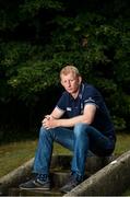 19 August 2015; New Leinster head coach Leo Cullen after being announced as Head Coach on a two year deal. The former Leinster player who won 221 caps and captained Leinster to three Heineken Cup titles takes charge of Leinster for the first time against Ulster away on Friday evening and at home against Moseley RFC in Donnybrook on the 28th August in the Bank of Ireland pre-season friendly. His coaching team was also announced with Girvan Dempsey, Richie Murphy, John Fogarty and Kurt McQuilkin all confirmed. Picture credit: Brendan Moran / SPORTSFILE