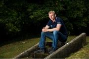 19 August 2015; New Leinster head coach Leo Cullen after being announced as Head Coach on a two year deal. The former Leinster player who won 221 caps and captained Leinster to three Heineken Cup titles takes charge of Leinster for the first time against Ulster away on Friday evening and at home against Moseley RFC in Donnybrook on the 28th August in the Bank of Ireland pre-season friendly. His coaching team was also announced with Girvan Dempsey, Richie Murphy, John Fogarty and Kurt McQuilkin all confirmed. Picture credit: Brendan Moran / SPORTSFILE