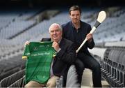 20 August 2015; In attendance at the launch of the EirGrid International Rules 2015 Series are Joe Kernan, International Rules Team Manager, left, and Jeffrey Lynskey, Shinty / International Hurling Team Manager. Launch of the EirGrid International Rules 2015 Series, Croke Park, Dublin. Picture credit: Matt Browne / SPORTSFILE