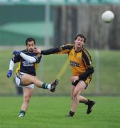 1 February 2009; Paul Galvin, Kerry, in action against Eamon McGee, Donegal. Allianz National Football League, Division 1, Round 1, Kerry v Donegal, Austin Stack Park, Tralee, Co. Kerry. Picture credit: Brendan Moran / SPORTSFILE