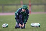 3 February 2009; Ireland's Gordon D'Arcy during squad training ahead of their RBS Six Nations Championship game against France on Saturday. University of Limerick, Limerick. Picture credit: Kieran Clancy / SPORTSFILE