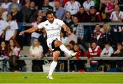 21 August 2015; Isa Nacewa, Leinster, kicking a conversation. Pre-Season Friendly, Ulster v Leinster, Kingspan Stadium, Ravenhill Park, Belfast, Co. Antrim. Picture credit: Oliver McVeigh / SPORTSFILE