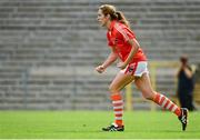 22 August 2015; Caroline O'Hanlon, Armagh, celebrates scoring her sides second goal. TG4 Ladies Football All-Ireland Senior Championship, Quarter-Final, Donegal v Armagh. St Tiernach's Park, Clones, Co. Monaghan. Picture credit: Piaras Ó Mídheach / SPORTSFILE