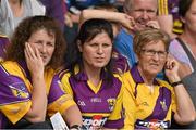 22 August 2015; Wexford supporters watch the first half. Bord Gáis Energy GAA Hurling All Ireland U21 Championship, Semi-Final, Wexford v Antrim. Semple Stadium, Thurles, Co. Tipperary. Picture credit: Ray McManus / SPORTSFILE