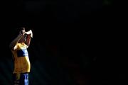 8 February 2009; Clare's Barry Nugent shields his eyes from the sun during the second half. Allianz GAA National Hurling League, Division 1, Round 1, Limerick v Clare, Gaelic Grounds, Limerick. Picture credit: Brian Lawless / SPORTSFILE