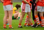 22 August 2015; Ciara Hegarty, Donegal, dejected after the game. TG4 Ladies Football All-Ireland Senior Championship, Quarter-Final, Donegal v Armagh. St Tiernach's Park, Clones, Co. Monaghan. Picture credit: Piaras Ó Mídheach / SPORTSFILE