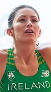 24 August 2015; Tori Pena of Ireland speaks to her coach during the Women's Pole Vault qualification event. IAAF World Athletics Championships Beijing 2015 - Day 3, National Stadium, Beijing, China. Picture credit: Stephen McCarthy / SPORTSFILE