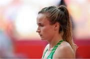 24 August 2015; Michelle Finn of Ireland ahead of the Women's 3000m Steeplechase heats. IAAF World Athletics Championships Beijing 2015 - Day 3, National Stadium, Beijing, China. Picture credit: Stephen McCarthy / SPORTSFILE