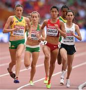 24 August 2015; Michelle Finn of Ireland, second from left, during the Women's 3000m Steeplechase heats. IAAF World Athletics Championships Beijing 2015 - Day 3, National Stadium, Beijing, China. Picture credit: Stephen McCarthy / SPORTSFILE