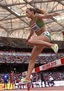 24 August 2015; Nichelle Finn of Ireland in action during the the Women's 3000m Steeplechase heats. IAAF World Athletics Championships Beijing 2015 - Day 3, National Stadium, Beijing, China. Picture credit: Stephen McCarthy / SPORTSFILE