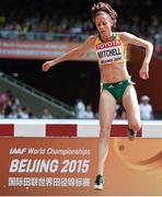 24 August 2015; Victoria Mitchell of Australia during the Women's 3000m Steeplechase heats. IAAF World Athletics Championships Beijing 2015 - Day 3, National Stadium, Beijing, China. Picture credit: Stephen McCarthy / SPORTSFILE