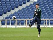 11 February 2009; Ireland's Paddy Wallace in action during squad training ahead of their RBS Six Nations Championship game against Italy on Sunday. RDS, Dublin. Picture credit: Brendan Moran / SPORTSFILE