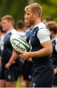 25 August 2015; Ireland's Luke Fitzgerald arrives for squad training. Ireland Rugby Squad Training. Carton House, Maynooth, Co. Kildare. Picture credit: Seb Daly / SPORTSFILE