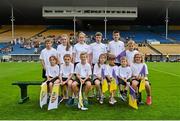 22 August 2015; The flagbearers before the game. Bord Gáis Energy GAA Hurling All Ireland U21 Championship, Semi-Final, Wexford v Antrim. Semple Stadium, Thurles, Co. Tipperary. Picture credit: Dáire Brennan / SPORTSFILE