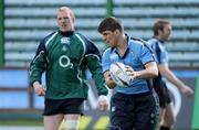 14 February 2009; Locks Donncha O'Callaghan and Paul O'Connell in action during the Ireland Rugby Captain's Run ahead of their RBS Six Nations Championship game against Italy on Sunday. Stadio Flaminio, Rome, Italy. Picture credit: Brendan Moran / SPORTSFILE