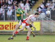 15 February 2009; Brian Sheehan, Kerry, in action against Conor Gormley, Tyrone. Allianz National Football League, Division 1, Round 2, Tyrone v Kerry, Healy Park, Omagh, Co. Tyrone. Picture credit: Oliver McVeigh / SPORTSFILE