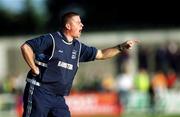 14 October 2000; Na Fianna manager Paul Caffrey during the Evening Herald Dublin Senior Football Championship Final match between Na Fianna and Kilmacud Crokes at Parnell Park in Dublin. Photo by Brendan Moran/Sportsfile