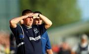 14 October 2000; Na Fianna manager Paul Caffrey during the Evening Herald Dublin Senior Football Championship Final match between Na Fianna and Kilmacud Crokes at Parnell Park in Dublin. Photo by Damien Eagers/Sportsfile