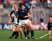 15 October 2000; Norman Campbell of Scotland during the Hurling Shinty International match between Ireland and Scotland at Croke Park in Dublin. Photo by Brendan Moran/Sportsfile