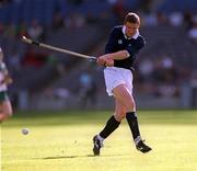 15 October 2000; Ken Ross of Scotland during the Hurling Shinty International match between Ireland and Scotland at Croke Park in Dublin. Photo by Ray McManus/Sportsfile