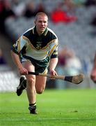 15 October 2000; Brian Flannery of Ireland during the Hurling Shinty International match between Ireland and Scotland at Croke Park in Dublin. Photo by Ray McManus/Sportsfile
