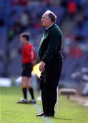 15 October 2000; Bernie O'Connor, GAA official, during the Hurling Shinty International match between Ireland and Scotland at Croke Park in Dublin. Photo by Ray McManus/Sportsfile