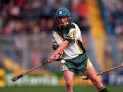 15 October 2000; Ollie Canning of Ireland during the Hurling Shinty International match between Ireland and Scotland at Croke Park in Dublin. Photo by Brendan Moran/Sportsfile