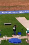 16 September 2000; Dave Malone of Ireland during the Men's Trap Qualification at Sydney International Shooting Centre, Sydney, Australia. Photo by Brendan Moran/Sportsfile