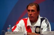 16 September 2000; USA Basketball team manager Rudy Tomjanovich during a press conference at the Media and Press Centre, Sydney Olympic Park in Sydney, Australia. Photo by Brendan Moran/Sportsfile