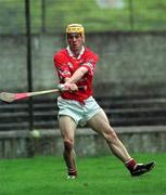 22 October 2000; James Egan of Cork during the Waterford Crystal South East Hurling League match between Limerick and Cork at Gaelic Grounds in Limerick. Photo by Damien Eagers/Sportsfile
