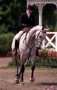 16 September 2000; Patricia Donegan of Ireland on Don't Step Back competes in the dressage of  the Team 3 Day Eventing at the Sydney International Equestrian Centre in Sydney, Australia. Photo by Brendan Moran/Sportsfile