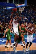 21 September 2000; Steve Smith of USA during the Men's Basketball Preliminary Round Group A match between USA and Lithuania at The Dome in the Sydney Olympic Park, in Homebush Bay, Sydney, Australia. Photo by Brendan Moran/Sportsfile