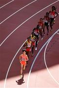 27 August 2015; Ayuko Suzuki of Japan leads the field during round 1 of the Women's 5000m event. IAAF World Athletics Championships Beijing 2015 - Day 6, National Stadium, Beijing, China. Picture credit: Stephen McCarthy / SPORTSFILE