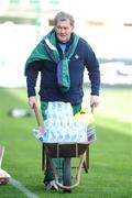 14 February 2009; Ireland baggage master Paddy O'Reilly carries some refreshments for the players into the stadium before the Ireland Rugby Captain's Run ahead of their RBS Six Nations Championship game against Italy on Sunday. Stadio Flaminio, Rome, Italy. Picture credit: Brendan Moran / SPORTSFILE